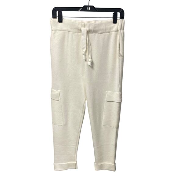 Zara Pants - Zara Knit White Pull On Sweat Pants Womens Small